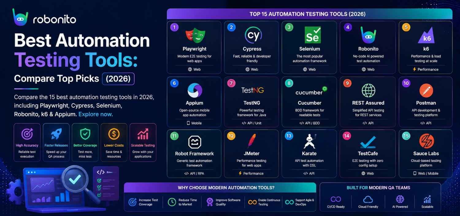 top automation testing tools