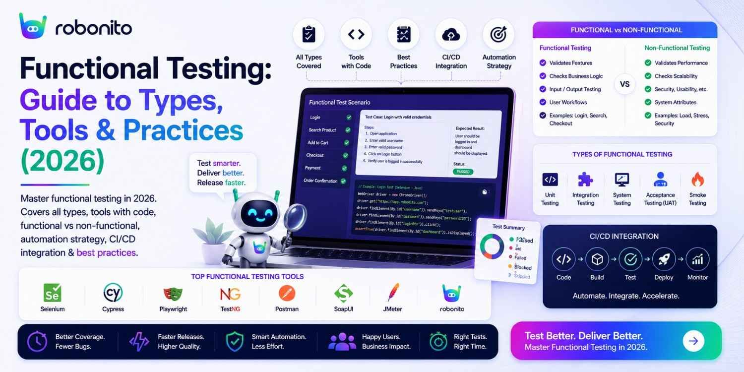Functional testing guide 2026