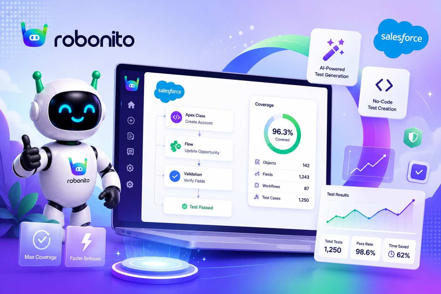 Salesforce QA Automation Dashboard