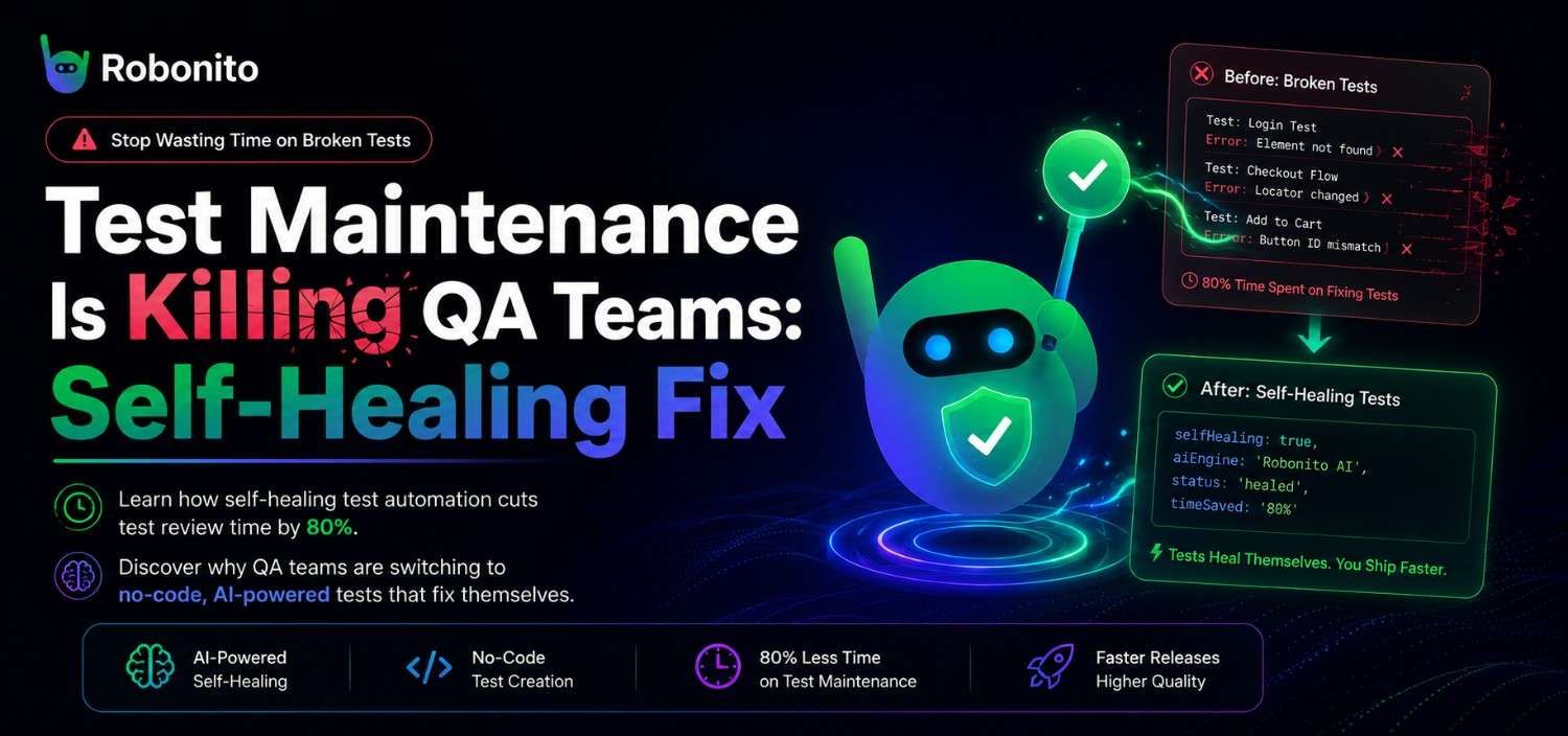 Self-healing test automation for QA teams